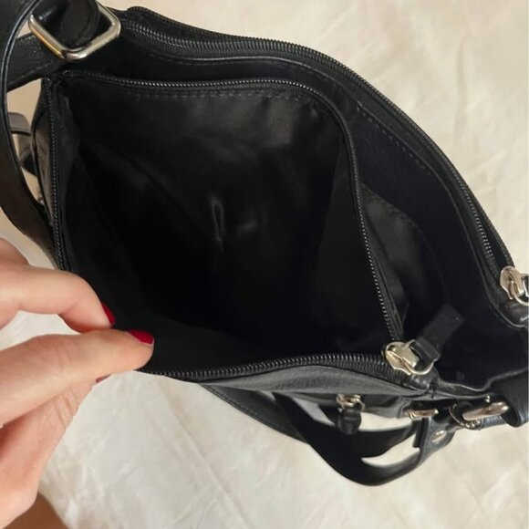 Black genuine leather purse from Great American LEatherworks - Picture 3 of 8